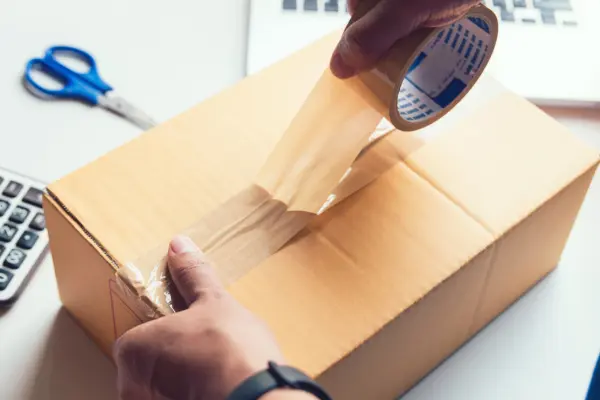 Sikkert emballeret produkt klar til forsendelse